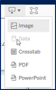 Dashboard - Download Output Options